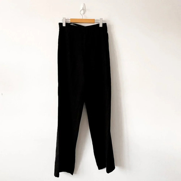Zara Knotted Linen Blend Pareo Pants Black NWT  Size Medium - Picture 9 of 12